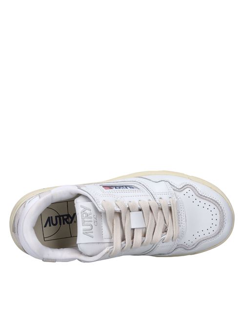 Sneakers in pelle e tessuto AUTRY | ROLW MM15BIANCO